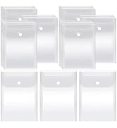 Vmiapxo 40 Pack Stamp and Die Storage Pockets (5" x 7") | Reusable Small Plastic Envelopes with S...