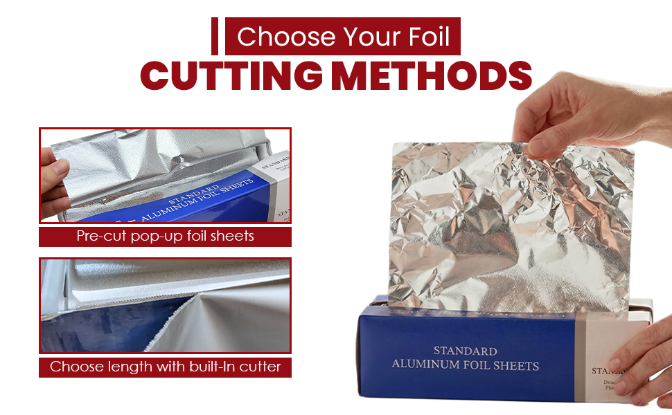 Integrated Cutter for easy cutting and wrapping