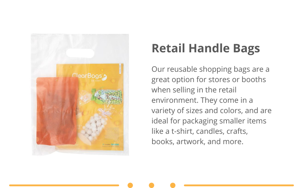 bags plastic gift with handles bag small shopping paper bulk clear party merchandise retail favor