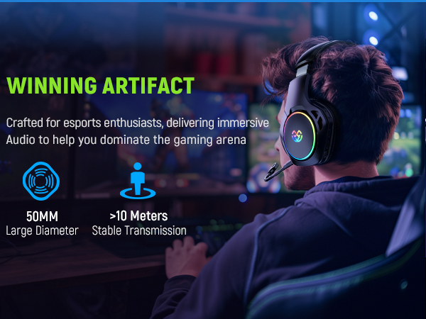 wireless gaming headset