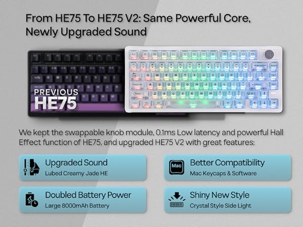 HE75 V2 Hall Effect Gaming Keyboard