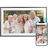 FRAMEO 15.6 Inch 32GB WiFi Digital Photo Frame 1920 * 1080 IPS FHD Touch Screen Smart Digital Pic...