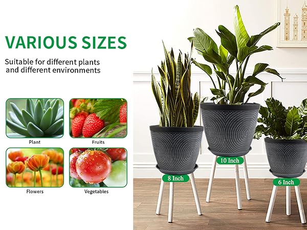 6 inch flower pots