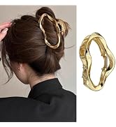 Cloud Hair Claw Clips Metal Gold Hair Clips Large Strong Hold Claw Clips for Thick/Long Hairs Ele...