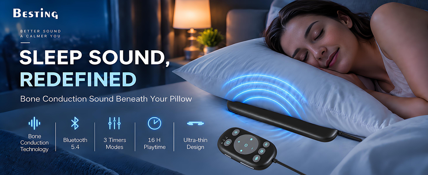 Under Pillow Bone Conduction Speaker