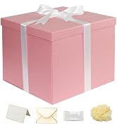 YINUOYOUJIA Large Gift Box 12x12x10 Inches,Pink Gift Boxes for presents,Birthday Gift Box,Present...