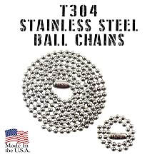 Stainless Steel Ball Chain Military Dog Tag Set Tag-Z