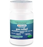 A+Health Gas Relief Extra Strength Simethicone Softgels USP 125mg 250 Count