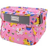 Kids Bike Basket,Bicycle Basket Front, Cute Front Frame Handlebar Bag with Reflective Straps Two ...