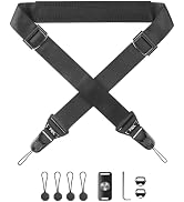 FIEIL Camera Strap with Quick Release Plate, Adjustable Camera Neck Strap, Comfort Camera Sling S...
