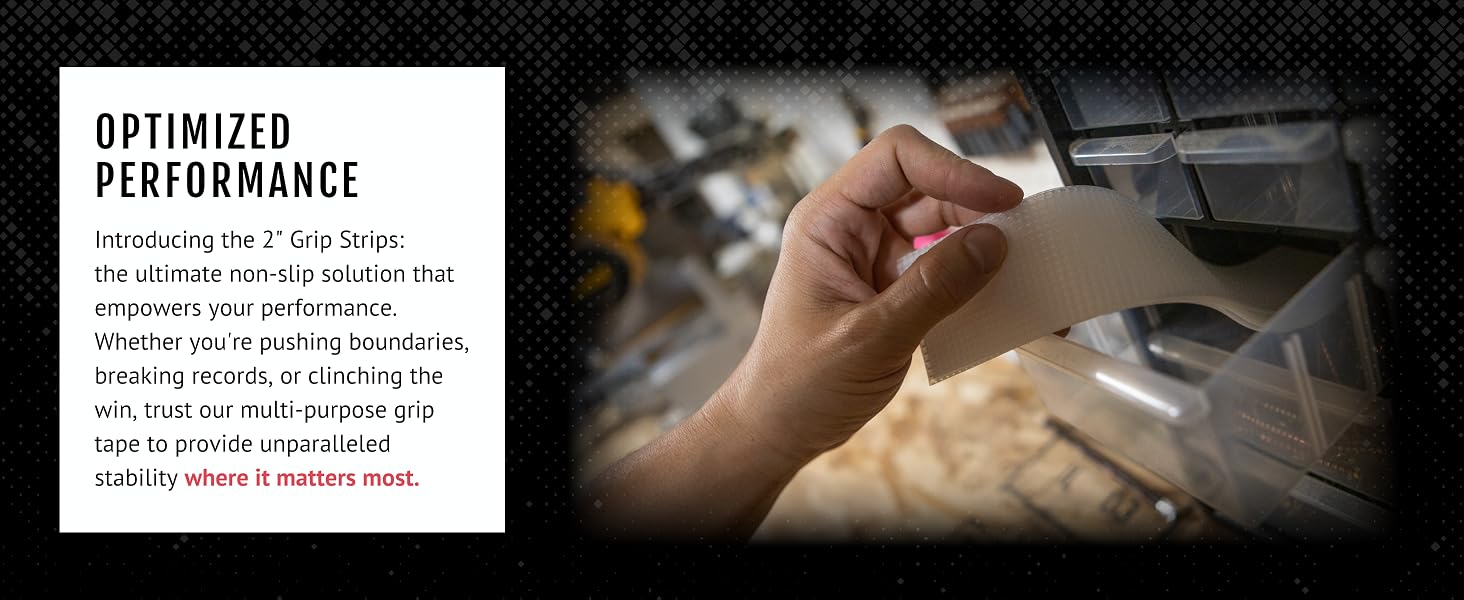 Introducing Grip Strip: The ultimate non-slip solution that enhances your performance.