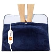 Gintao Electric Heated Foot Warmers,22"×20" Foot Heating Pad Electric for Men and Women with Fast...
