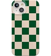 Casely iPhone 15 Case | Fit Check | Green Checkerboard | Compatible with MagSafe | Classic Ultra ...