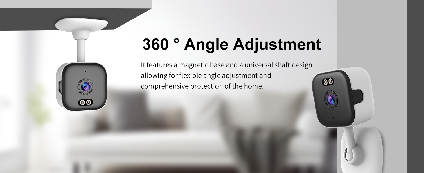 5Ghz Mini WiFi Camera 2K, Indoor Home Security Cameras for Baby/Elder/Dog/Pet Camera with Phone app