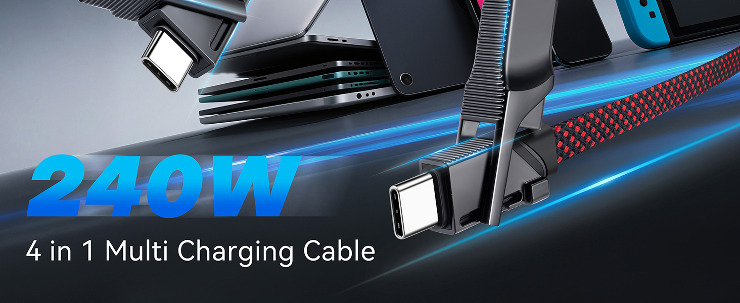 4 in 1 charging cable