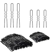Hair Pins for Women, IKOCO 2inch and 2.75inch U Shaped Hair Pins for Buns with Storage Box, 50Pcs...