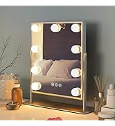 FENCHILIN Vanity Mirror with Light Lighted Makeup Mirror Vanity Makeup Mirror Smart Touch Control...