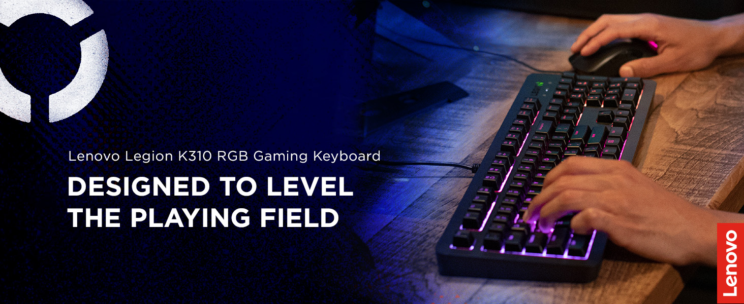 Lenovo Legion K310 RGB - Design to level the playing field