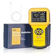 Nuclear Radiation Meter Geiger Counter, BTMETER Radioactive Detector Detect Beta Gamma X-Ray CPM ...