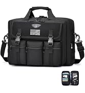Large Tactical Laptop Bag for Men, Military 17.3 Inch Computer Bag Briefcase with Passport Wallet...
