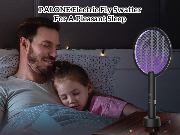 electric fly swatter on daytime