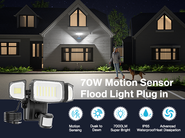 plug in motion sensor light