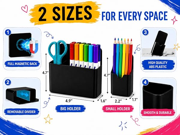 magnetic dry erase marker holder white board accessories magnetic pencil holder