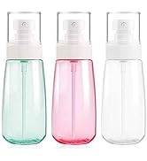Cosywell Fine Mist Spray Bottle TSA Approved 3.4oz/ 100ml Empty Cosmetic Refillable Travel Contai...
