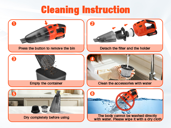 cleaning instruction