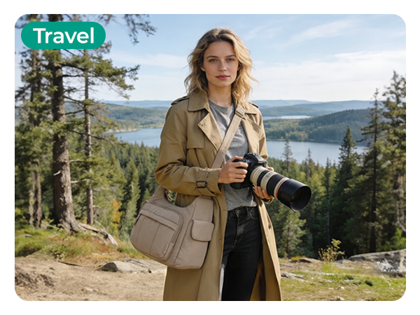 BAGSMART camera sling bag