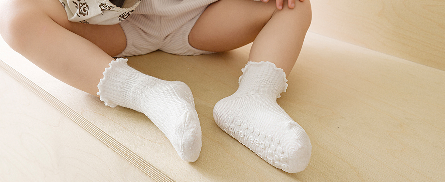 frilly ruffle socks for girls