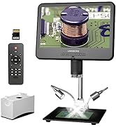 LINKMICRO LM210 10.1'' LCD Coin Digital Microscope Full View for Error Coins, Soldering Microscop...