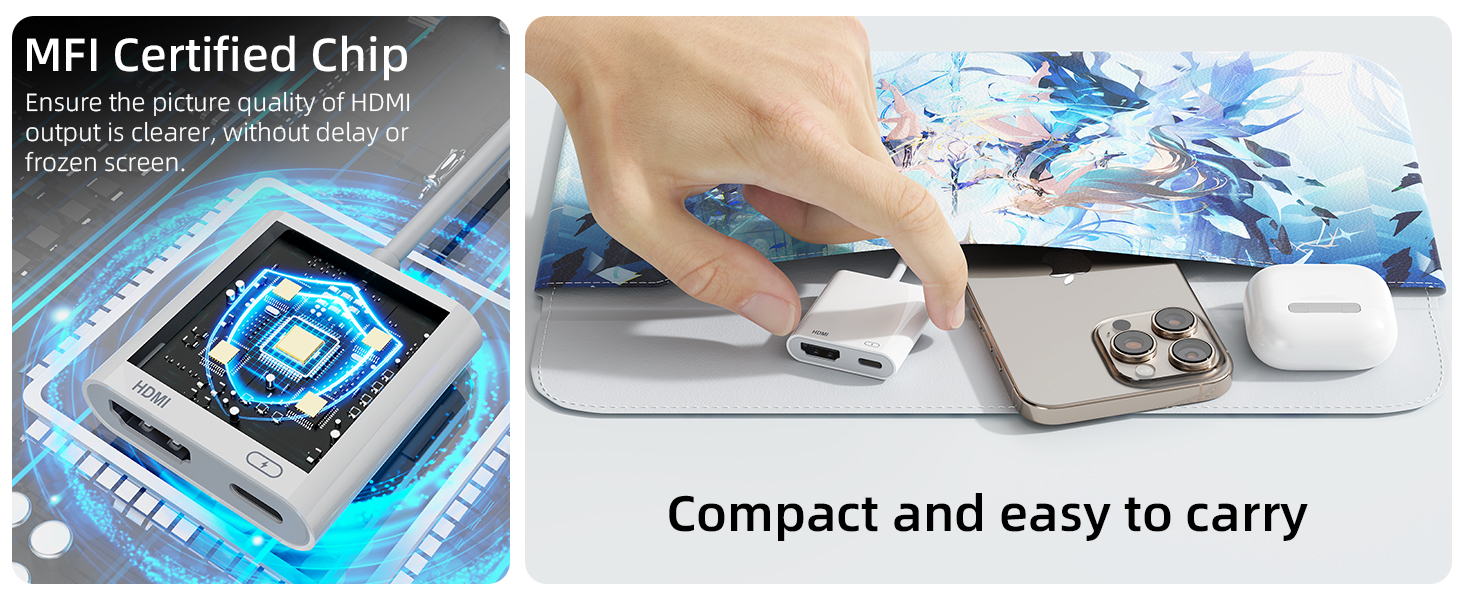 lighting to hdmi cable for iphone