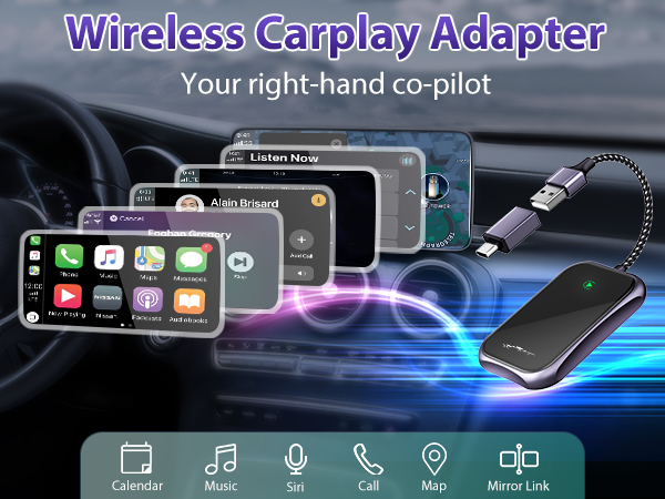 carplay wireless adapter for iphone