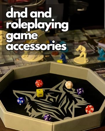 Dungeons and Dragons Dice Tray Wolf miniatures DND Tower RPG