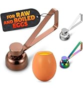 Egg Cracker Tool for Raw Eggs — Egg Shell Opener for Soft-Boiled Shell Tops, Stainless Steel Topp...