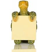 HORTIX Sea Turtle Pop-up Sticky Note Dispenser, Includes 1 Pad of 3x3 in Super Sticky Notes, 100 ...