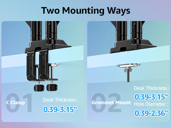 heavy duty monitor mount