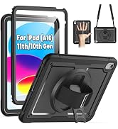 SEYMAC for iPad (A16) 11th/10th Generation Case 2025/2022 (11?/10.9?), Full-Body Shockproof Prote...