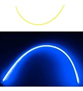 Kryoflare 3V Flexible LED Filament 130mm, 2200K Warm White Edison Bulb Replacement, Bendable Dimm...