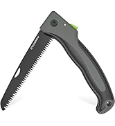 STAYGROW 7 Inch Folding Hand Pruning Saw, Heavy Duty Foldable Camping Saw with 7” Hardened SK5 Hi...