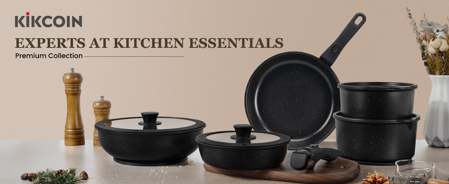 pots and pans set non stick