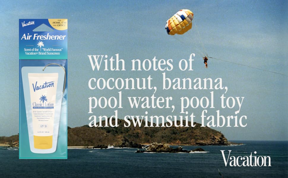 Vacation Hanging Air Freshener