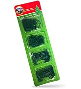 R’ND’s 300 Pack Ornament Hooks Christmas Tree Decorating Hangers- Metal Wire Ornament Hooks for C...