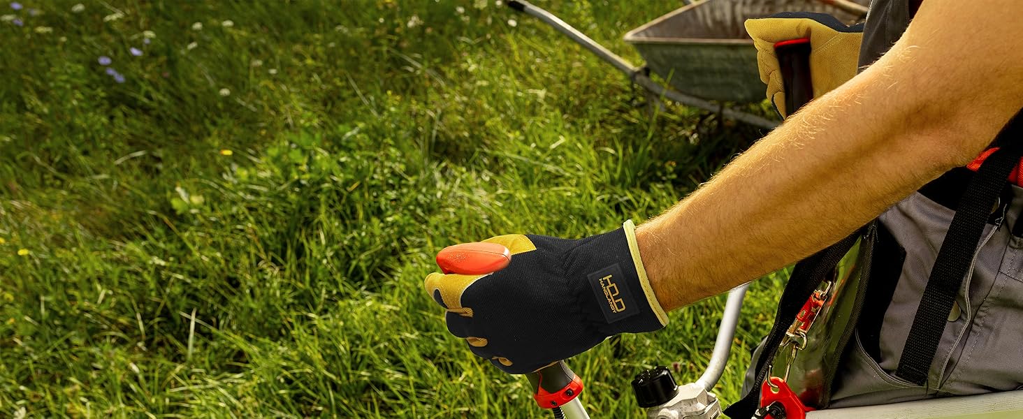 leather gardening yard work gloves men women gift