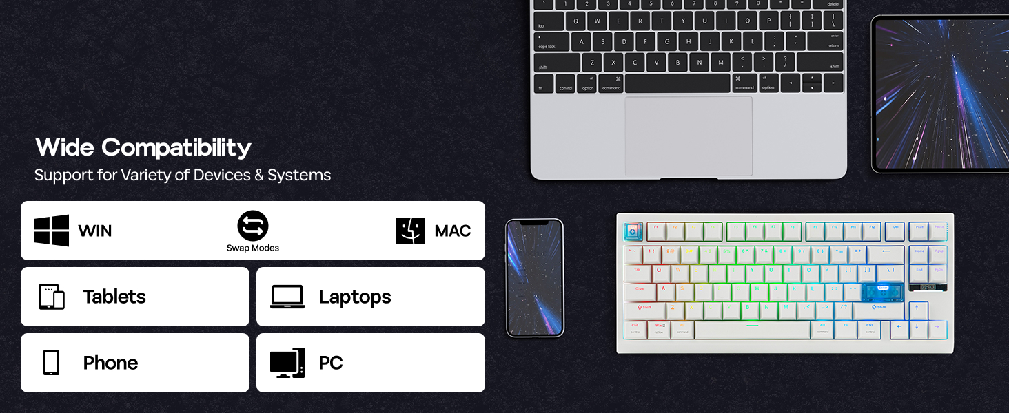 EPOMAKER G84 HE Wireless Gaming Keyboard