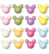 16 pcs - Cute Mouse Magnets for Fridge, Whiteboard, Locker Compact Colorful Powerful Decorative M...