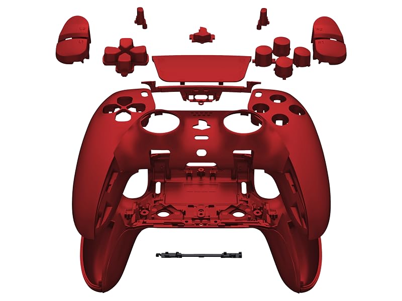 eXtremeRate Full Set Shell Buttons Touchpad Cover for PS5 Edge Controller Replacement Shell Plates