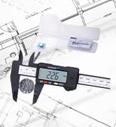 SCITOOLS Digital Caliper 0-6"Measuring Tool, Micrometer Caliper with Auto-Off Feature, Interchang...