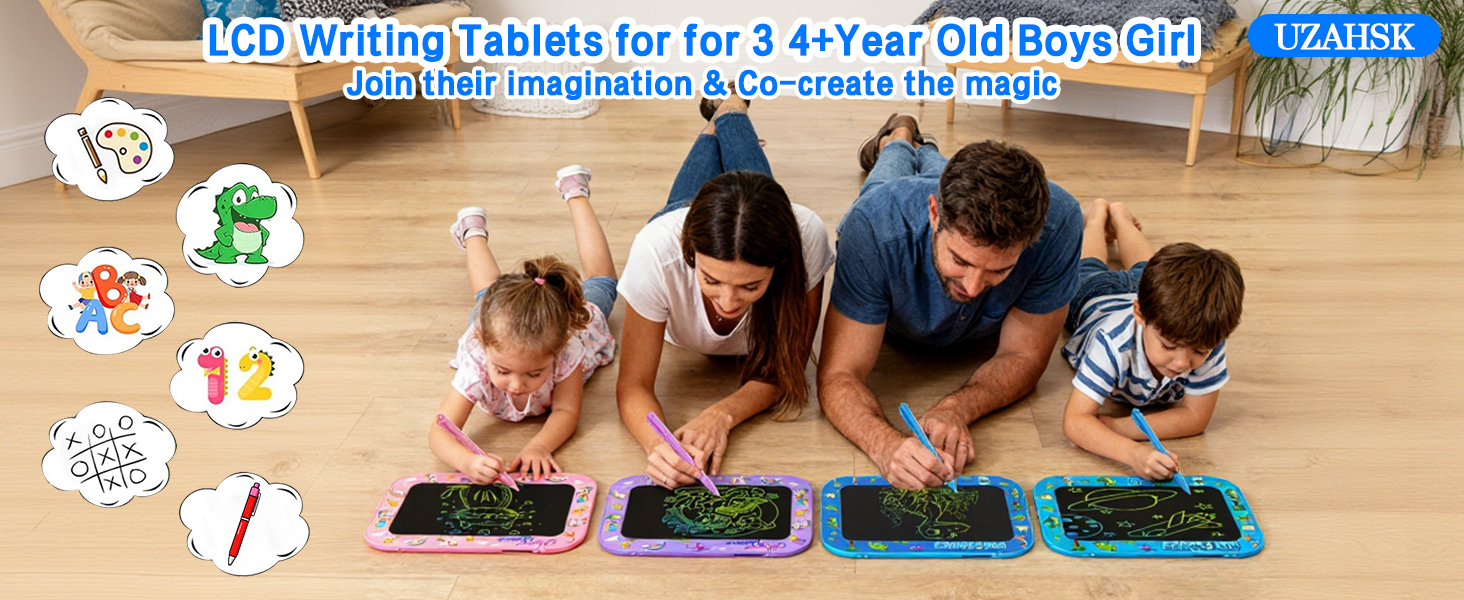 LCD Writing Tablet for Girls Boys Kids